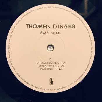 LP Thomas Dinger: Für Mich 78012