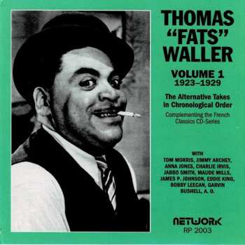 Album Fats Waller: The Alternative Takes In Chronological Order Volume 1 (1923-1929)