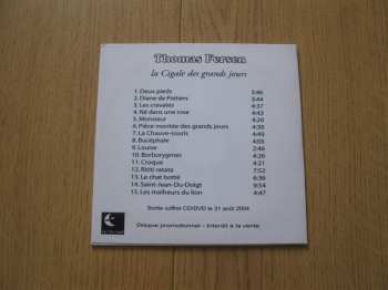 CD Thomas Fersen: La Cigale Des Grands Jours 654772