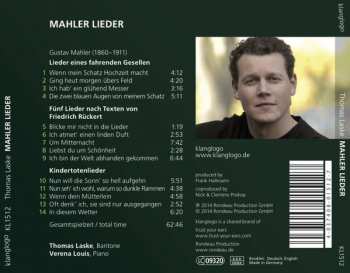 CD Thomas Laske: Mahler Lieder  544948