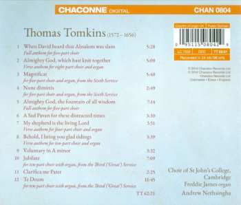 CD Thomas Tomkins: When David Heard - Sacred Choral Works  570199