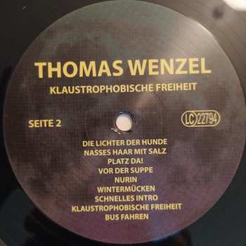 LP Thomas Wenzel: Klaustrophobische Freiheit 581639