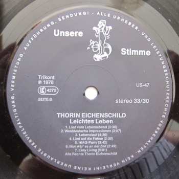 LP Thorin Eichenschild: Leichtes Leben 508257