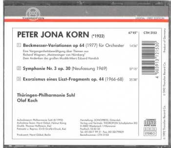 CD Thüringen-Philharmonie Suhl: Beckmesser / Symphony / Exorcism 567438