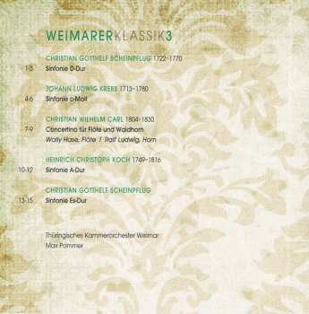 CD Thüringisches Kammerorchester Weimar: Weimarer Klassik 557536