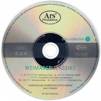 CD Thüringisches Kammerorchester Weimar: Weimarer Klassik 557536