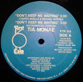 Album Tia Monae: Don't Keep Me Waiting