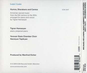 CD Tigran Hamasyan: Luys I Luso 123589