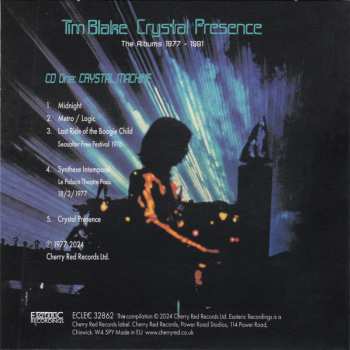 3CD/Box Set Tim Blake: Crystal Presence (The Albums 1977 - 1991) 567205