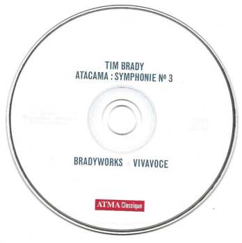 CD Tim Brady: Atacama: Symphonie No 3 659571