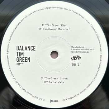 2LP Tim Green: Balance 031 LTD 582097