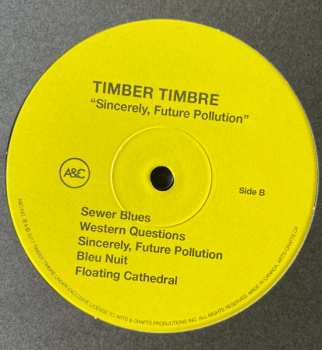 LP Timber Timbre: Sincerely, Future Pollution 646323