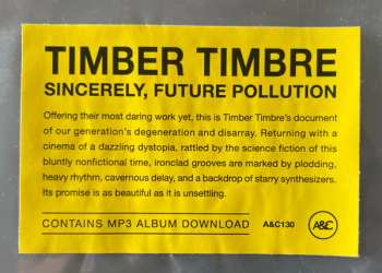 LP Timber Timbre: Sincerely, Future Pollution 646323