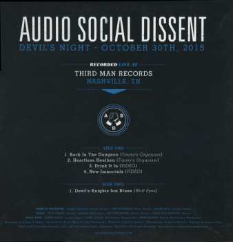 LP Timmy's Organism: Audio Social Dissent (Devil's Night - October 30th, 2015) CLR 565119