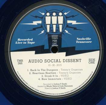 LP Timmy's Organism: Audio Social Dissent (Devil's Night - October 30th, 2015) CLR 565119