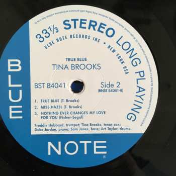 LP Tina Brooks: True Blue 652072