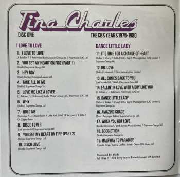 2CD Tina Charles: The CBS Years 1975-1980 585584