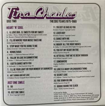 2CD Tina Charles: The CBS Years 1975-1980 585584