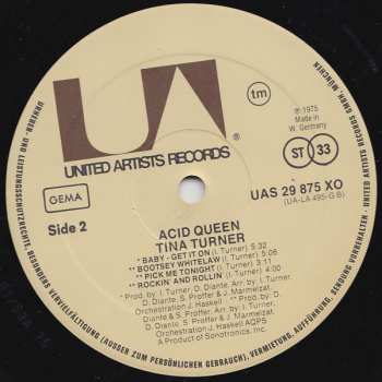 LP Tina Turner: Acid Queen 653812