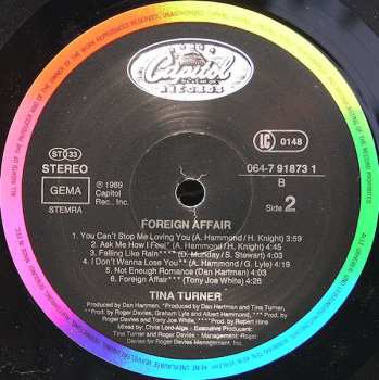 LP Tina Turner: Foreign Affair 620877