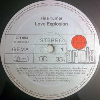 LP Tina Turner: Love Explosion 575211