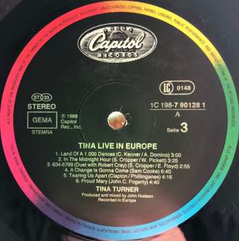 2LP Tina Turner: Tina Live In Europe 655649