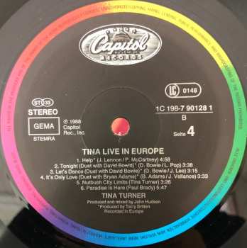 2LP Tina Turner: Tina Live In Europe 655649