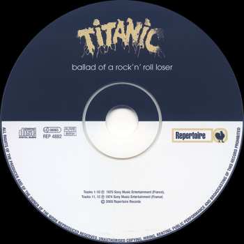 CD Titanic: Ballad Of A Rock'n'Roll Loser 590040