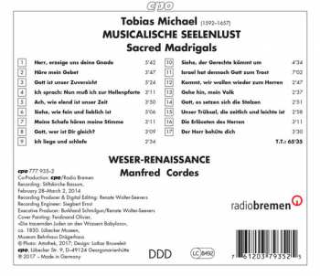 CD Tobias Michael: Musicalische Seelunlust - Sacred Madrigals 298649