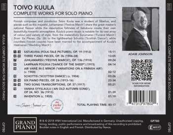 CD Toivo Kuula: Complete Works For Solo Piano 327155