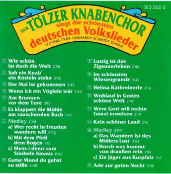 CD Tölzer Knabenchor: Singt Die Schönsten Deutschen Volkslieder 494246