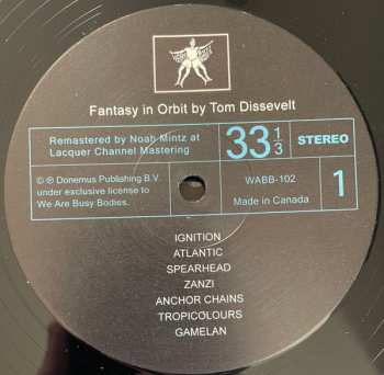 2LP Tom Dissevelt: Fantasy In Orbit. Round The World With Electronic Music By Tom Dissevelt / Fantasy In Orbit: An Astronaut's Impressions While Orbiting The Earth LTD 331702