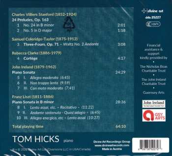 CD Tom Hicks: Liszt Ireland Sonatas  599713