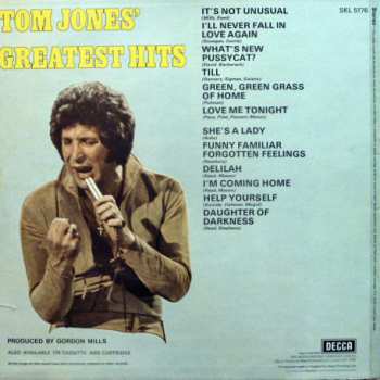 LP Tom Jones: Greatest Hits 643922