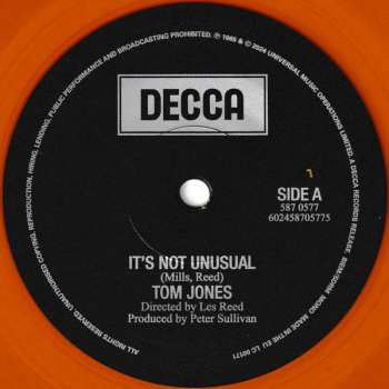 SP Tom Jones: It's Not Unusual  CLR | LTD 595199