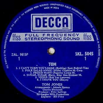 LP Tom Jones: Tom 642350