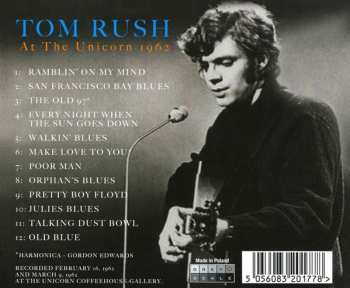 CD Tom Rush: At The Unicorn 1962 595883