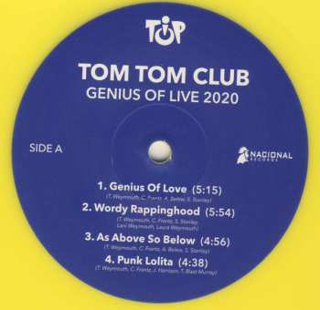 LP Tom Tom Club: Genius Of Live 2020 CLR 451344