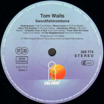 LP Tom Waits: Swordfishtrombones 644812