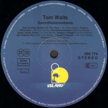 LP Tom Waits: Swordfishtrombones 644812