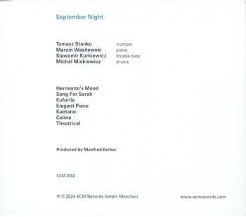 CD Tomasz Stańko Quartet: September Night 595705