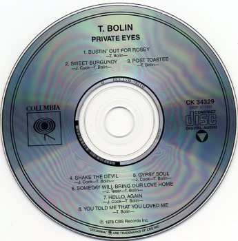 CD Tommy Bolin: Private Eyes 605261