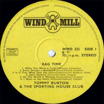 LP Tommy Burton: Rag Time 566901