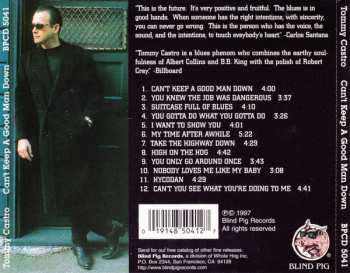 CD Tommy Castro: Can't Keep A Good Man Down 193237