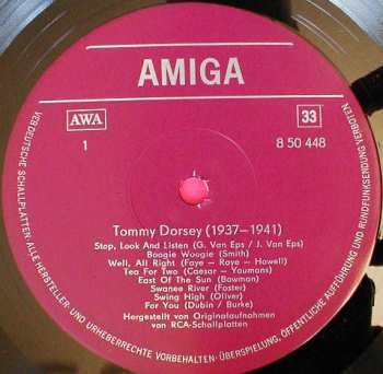 LP Tommy Dorsey: Tommy Dorsey (1937 - 1941) 588375