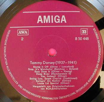 LP Tommy Dorsey: Tommy Dorsey (1937 - 1941) 588375