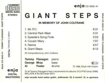 CD Tommy Flanagan: Giant Steps (In Memory Of John Coltrane) 567269