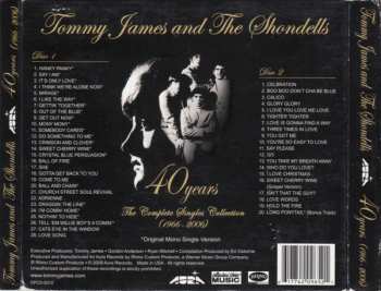 2CD Tommy James & The Shondells: 40 Years (1966-2006)  The Complete Singles Collection 403109