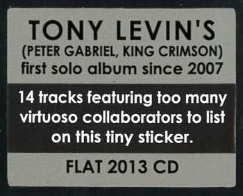 CD Tony Levin: Bringing It Down To The Bass 631969