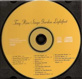 CD Tony Rice: Sings Gordon Lightfoot 608089